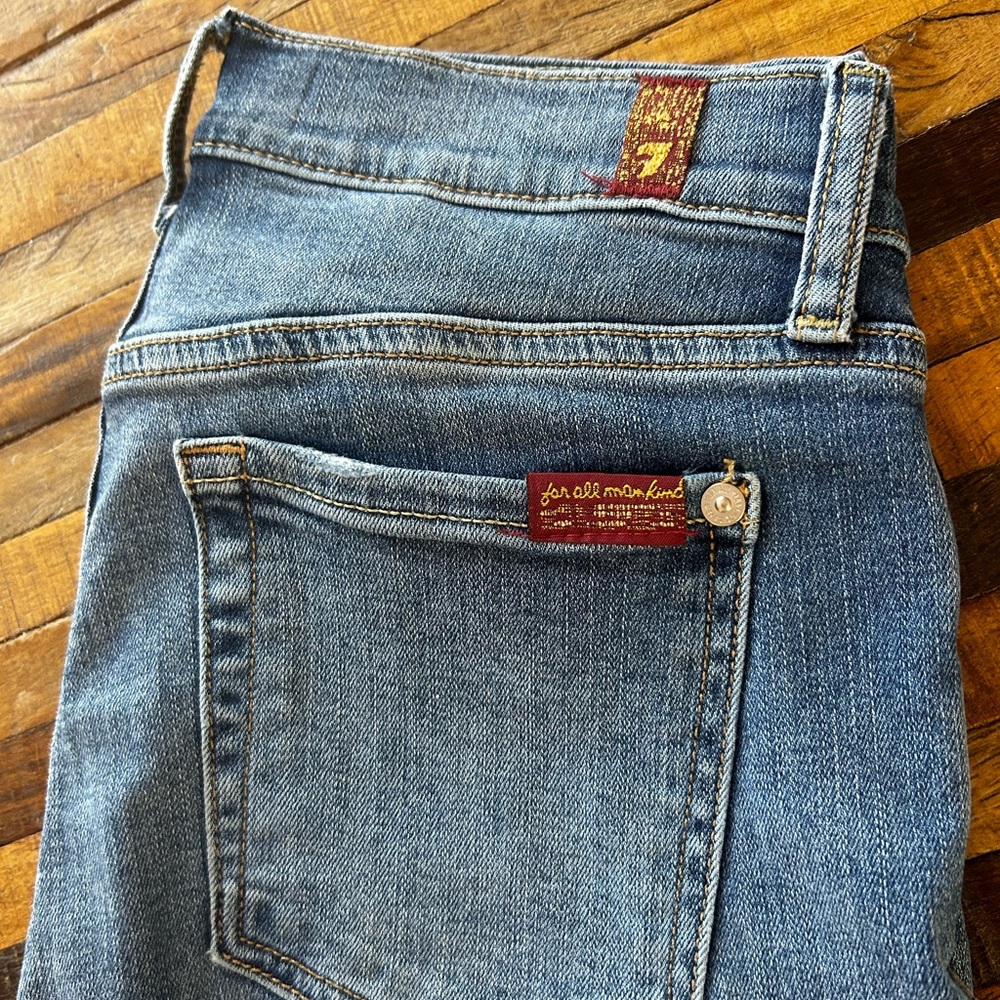7 For All Mankind Women's Blue Jeans